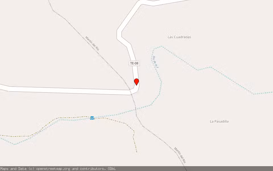 Mapa de Subasta Inmueble (Finca rústica) en Paraje La Rambla De Martin - Municipio Martin Del Rio, Teruel