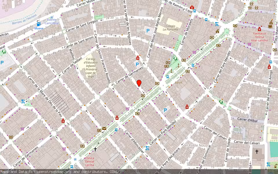Mapa de Subasta Inmueble (Trastero) en Torrent, Valencia/València