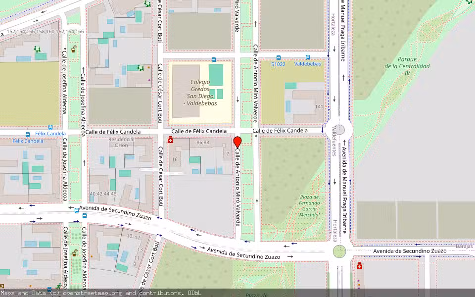 Mapa de Subasta Inmueble (Solar) en Madrid