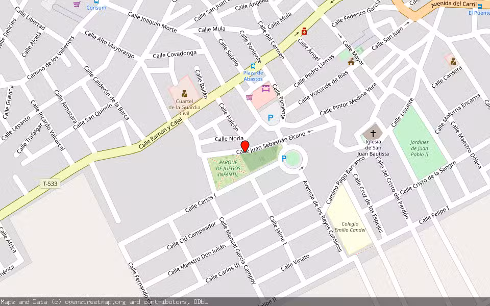 Mapa de Subasta Inmueble (Vivienda) en Llucmajor, Illes Balears