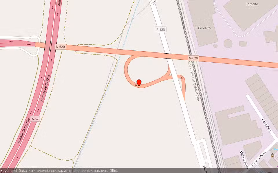 Mapa de Subasta Inmueble (Solar) en Venta Baños, Palencia