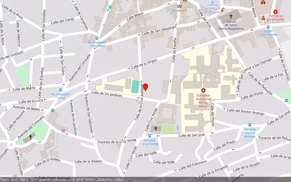 Mapa de Subasta Inmueble (Garaje) en Ciempozuelos, Madrid