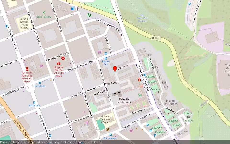 Mapa de Subasta Inmueble (Vivienda) en Sabadell, Barcelona