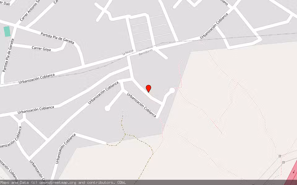 Mapa de Subasta Inmueble (Vivienda) en Benidorm, Alicante/Alacant