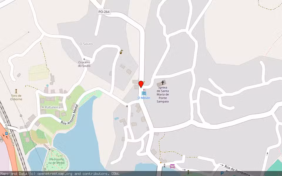 Mapa de Subasta Inmueble (Vivienda) en Redondela, Pontevedra