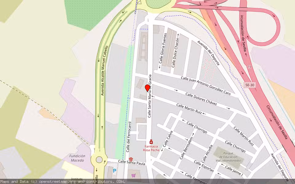 Mapa de Subasta Inmueble (Vivienda) en Camas, Sevilla