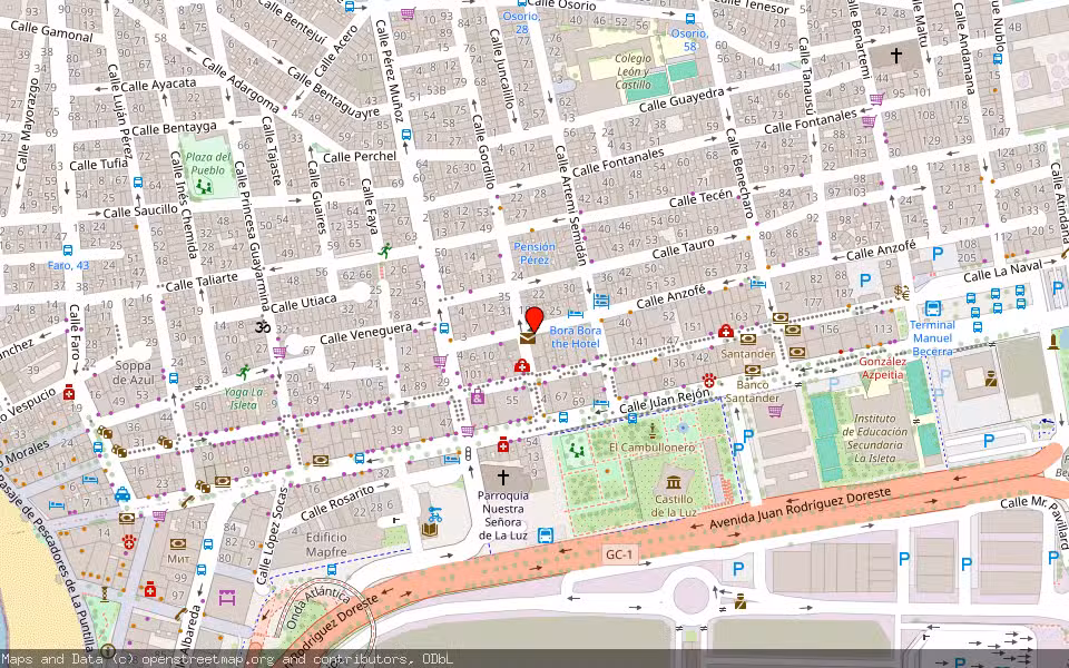 Mapa de Subasta Inmueble (Garaje) en Las Palmas De Gran Canaria, Las Palmas