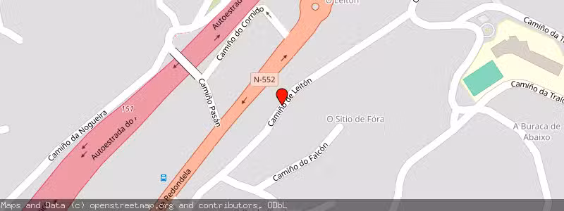 Mapa de Subasta de Inmueble (Vivienda) en Chapela (redondela), Pontevedra 