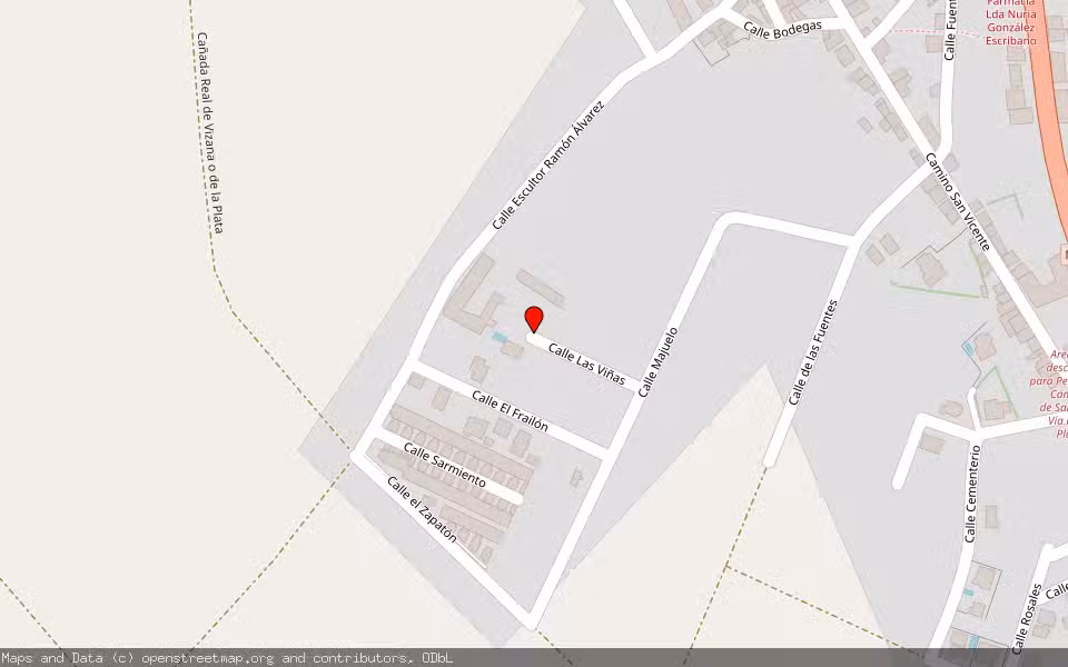 Mapa de Subasta Inmueble (Solar) en Roales, Zamora