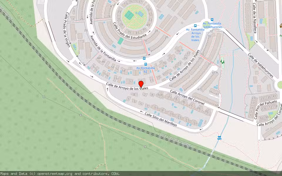 Mapa de Subasta Inmueble (Vivienda) en Torrelodones, Madrid