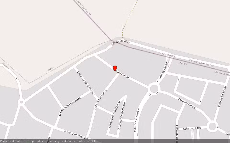 Mapa de Subasta Inmueble (Vivienda) en Illescas, Toledo