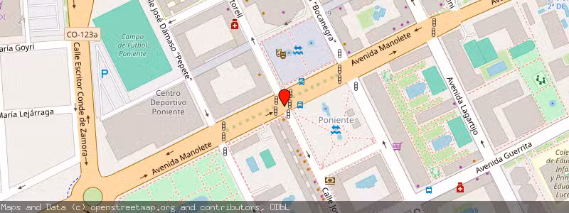 Mapa de Subasta de Inmueble (Local comercial) en Cordoba, Córdoba 