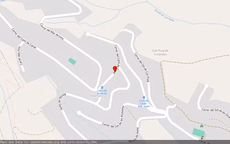 Mapa de Subasta Inmueble (Solar) en San Cipriano De Vallalta, Barcelona