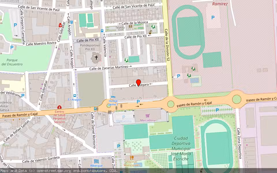 Mapa de Subasta Inmueble (Vivienda) en Huesca