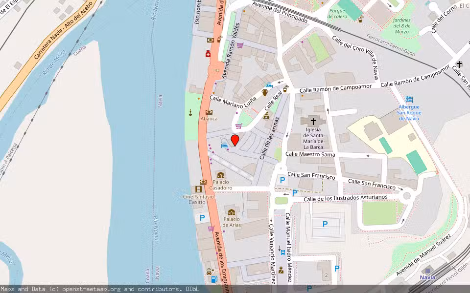 Mapa de Subasta Inmueble (Vivienda) en Navia, Asturias