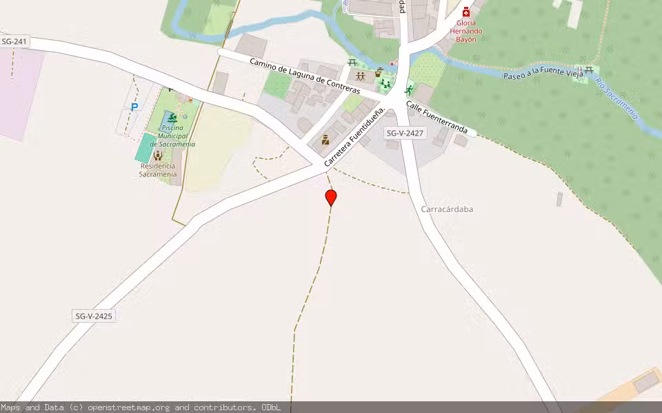 Mapa de Subasta Inmueble (Finca rústica) en Sacramenia, Segovia