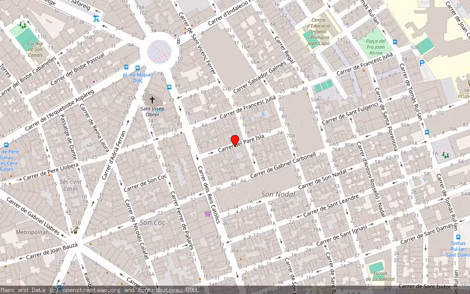 Mapa de Subasta Inmueble (Vivienda) en Palma, Illes Balears