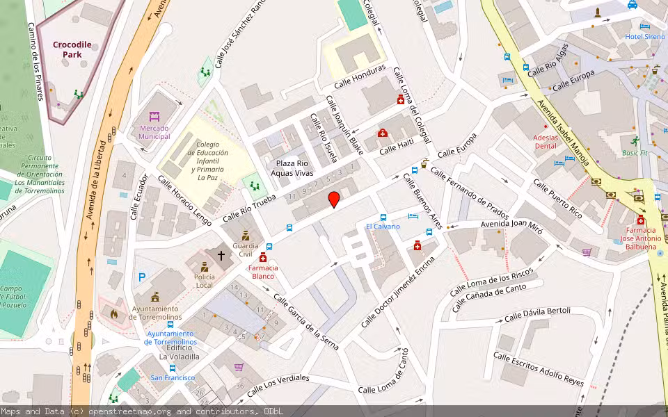 Mapa de Subasta Inmueble (Garaje) en Torremolinos, Málaga