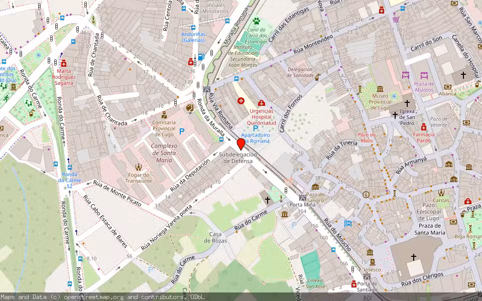 Mapa de Subasta Inmueble (Vivienda) en Lugo