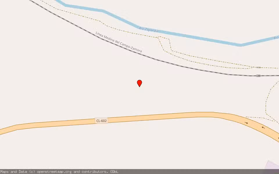 Mapa de Subasta Inmueble (Finca rústica) en Medina Del Campo, Valladolid