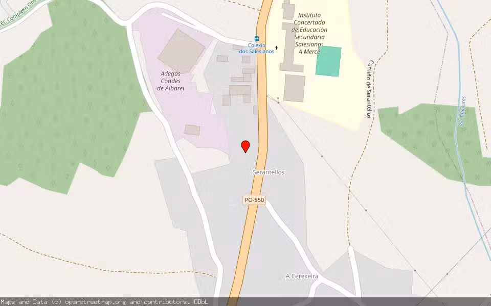 Mapa de Subasta Inmueble (Vivienda) en Cambados, Pontevedra