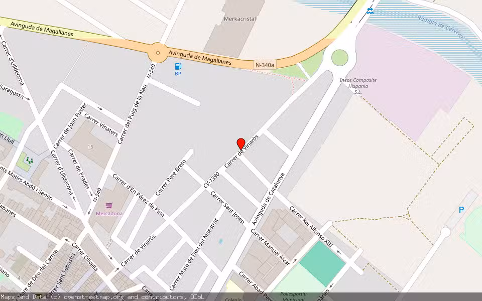 Mapa de Subasta Inmueble (Solar) en Benicarló, Castellón/Castelló