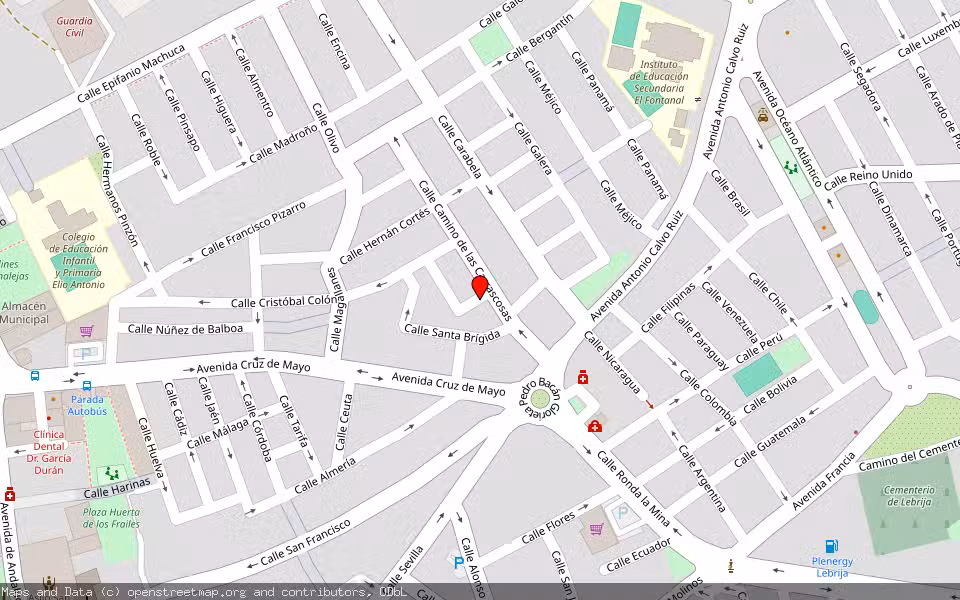 Mapa de Subasta Inmueble (Finca rústica) en Lebrija, Sevilla