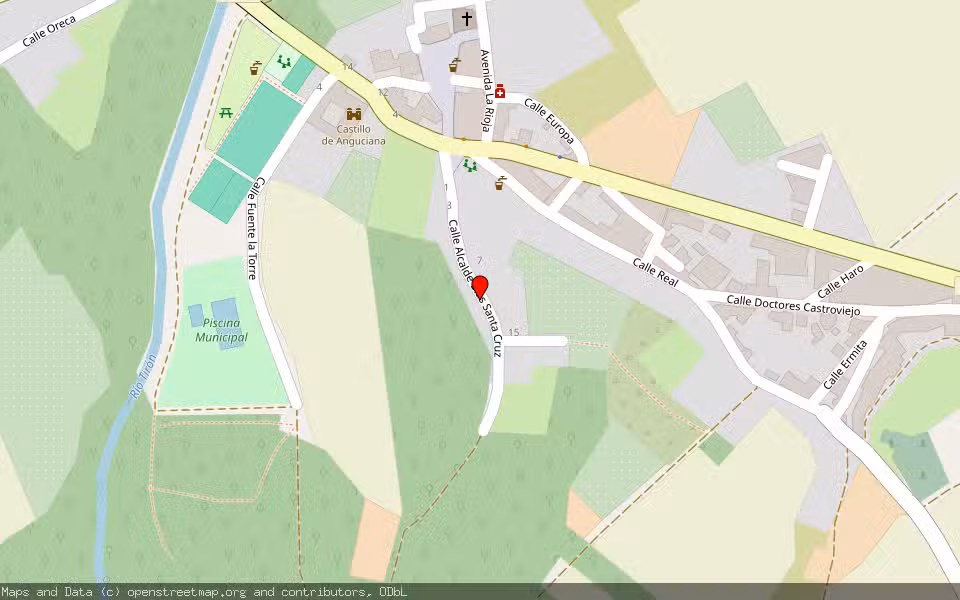 Mapa de Subasta Inmueble (Vivienda) en Anguciana, La Rioja