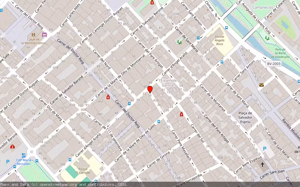 Mapa de Subasta Inmueble (Vivienda) en Gavà, Barcelona