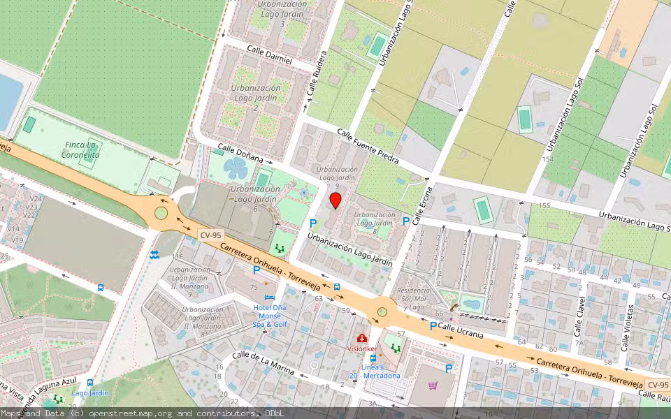 Mapa de Subasta Inmueble (Vivienda) en Torrevieja, Alicante/Alacant