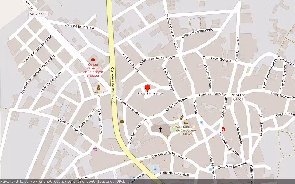 Mapa de Subasta Inmueble (Solar) en Segovia