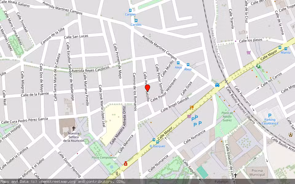Mapa de Subasta Inmueble (Vivienda) en Alcantarilla, Murcia