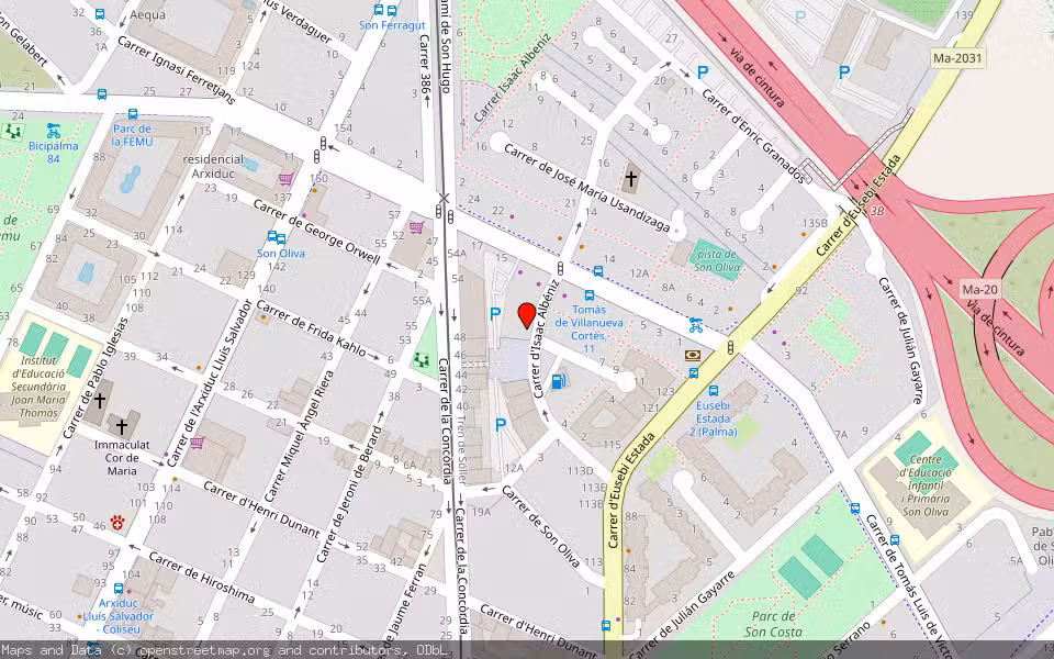 Mapa de Subasta Inmueble (Trastero) en Palma, Illes Balears