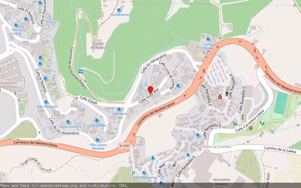 Mapa de Subasta Inmueble (Otros) en Salobreña, Granada