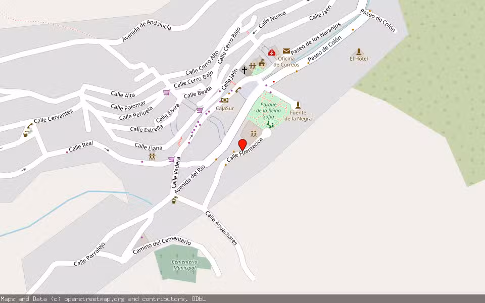 Mapa de Subasta Inmueble (Vivienda) en Fuensanta De Martos, Jaén