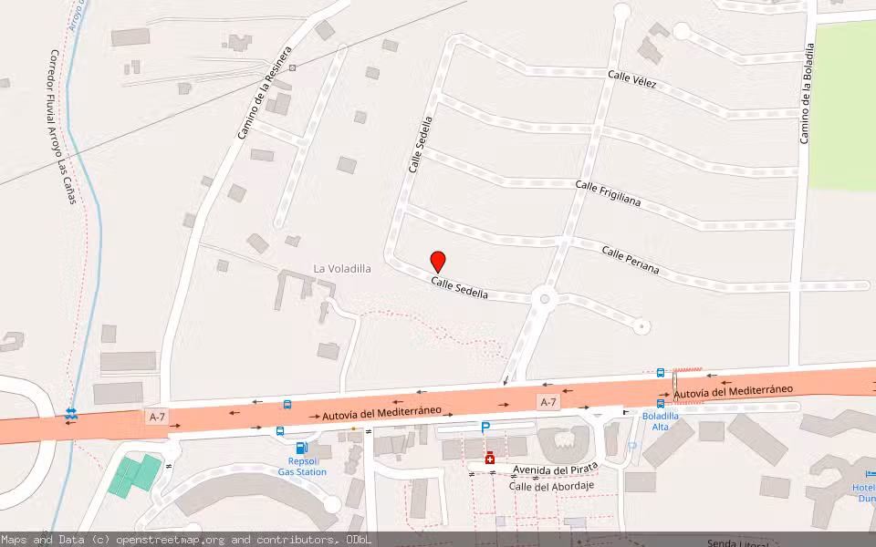 Mapa de Subasta Inmueble (Solar) en Estepona, Málaga