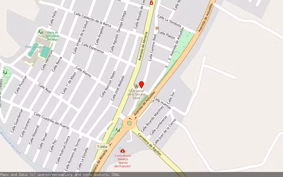 Mapa de Subasta Inmueble (Vivienda) en Puerto Lumbreras, Murcia