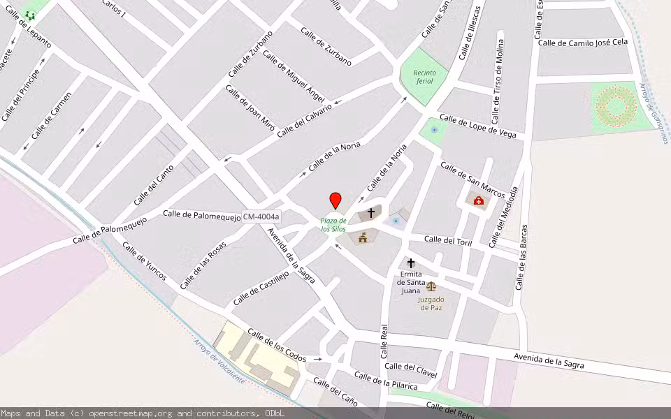 Mapa de Subasta Inmueble (Garaje) en Numancia De La Sagra, Toledo