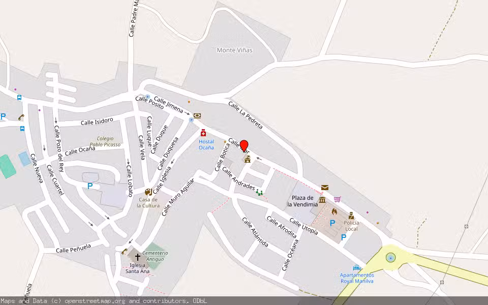 Mapa de Subasta Inmueble (Vivienda) en Manilva, Málaga