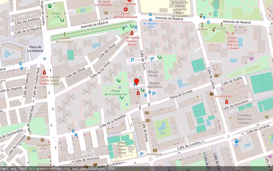 Mapa de Subasta Inmueble (Vivienda) en Torrejón De Ardoz, Madrid