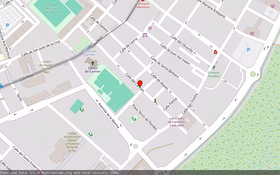 Mapa de Subasta Inmueble (Vivienda) en San Fernando, Cádiz