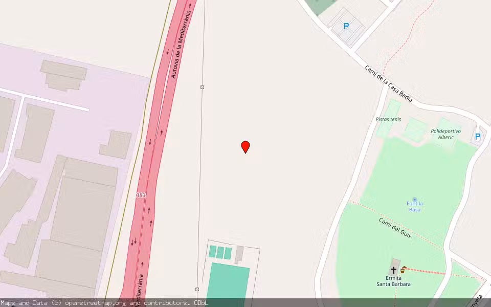 Mapa de Subasta Inmueble (Otros) en Alberique, Valencia/València