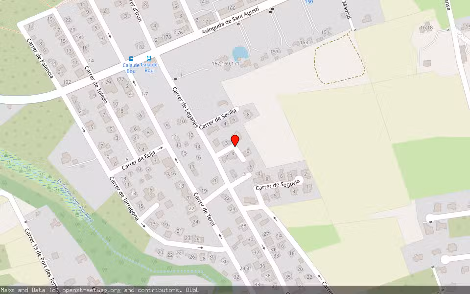 Mapa de Subasta Inmueble (Vivienda) en Sant Josep De Sa Talaia, Illes Balears