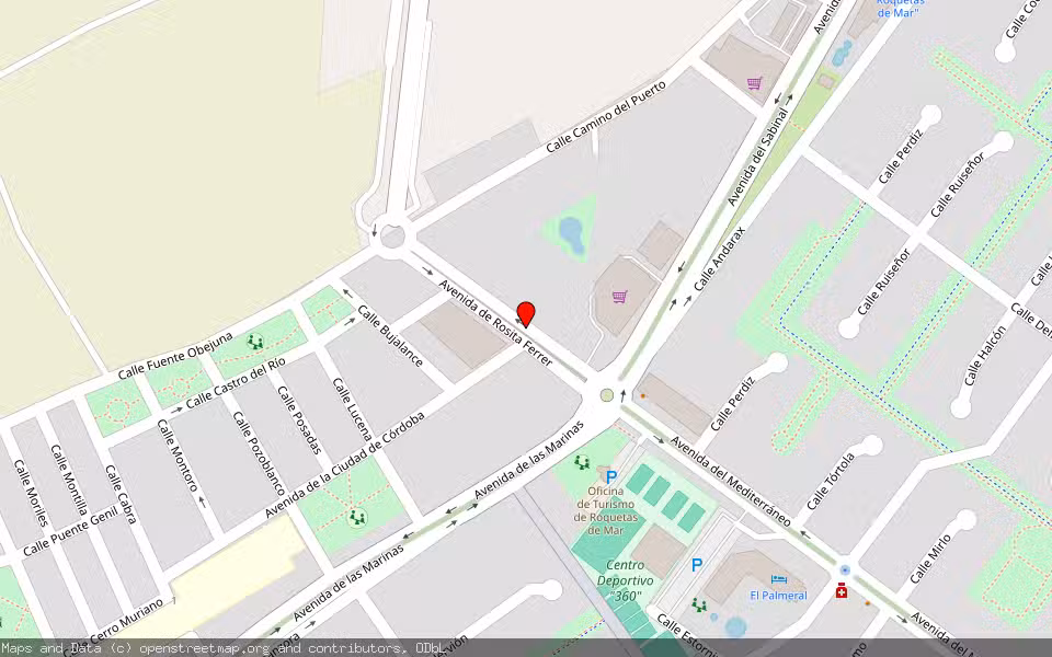 Mapa de Subasta Inmueble (Vivienda) en Roquetas De Mar, Almería