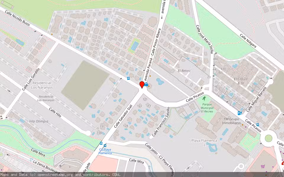 Mapa de Subasta Inmueble (Vivienda) en Orihuela, Alicante/Alacant