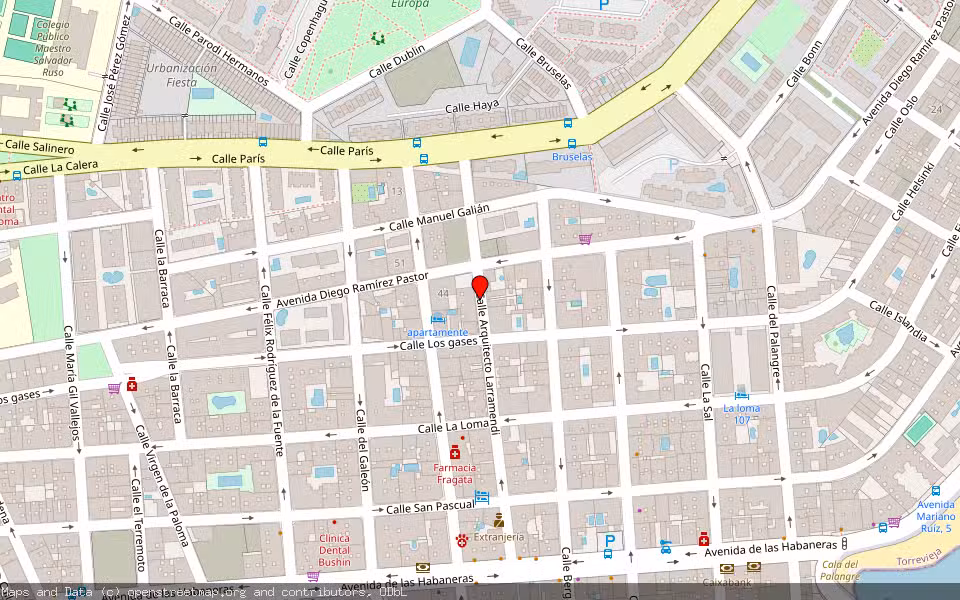 Mapa de Subasta Inmueble (Vivienda) en Torrevieja, Alicante/Alacant