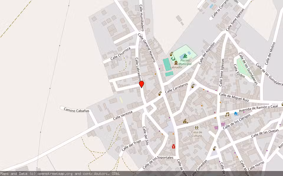 Mapa de Subasta Inmueble (Vivienda) en Matapozuelos, Valladolid