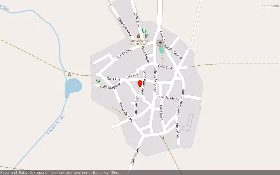 Mapa de Subasta Inmueble (Vivienda) en Pelabravo, Salamanca