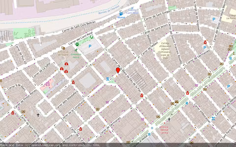Mapa de Subasta Inmueble (Vivienda) en Torrent, Valencia/València