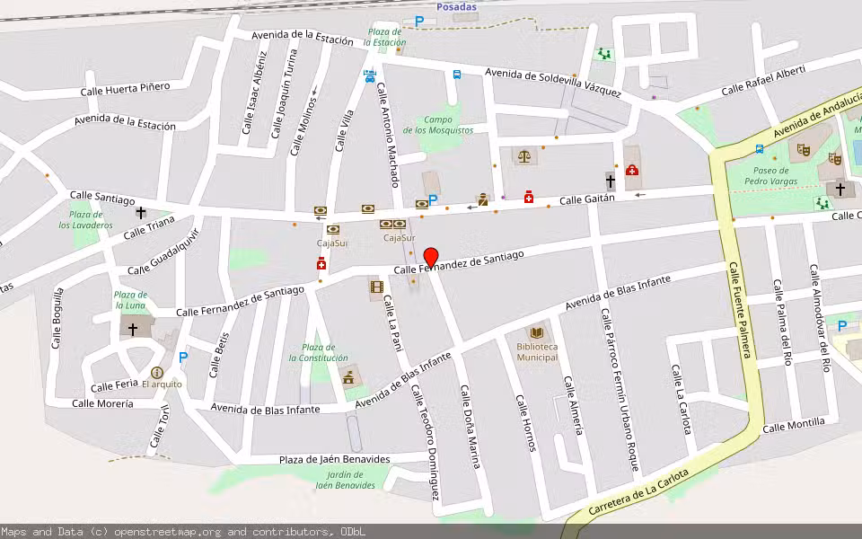 Mapa de Subasta Inmueble (Vivienda) en Posadas, Córdoba